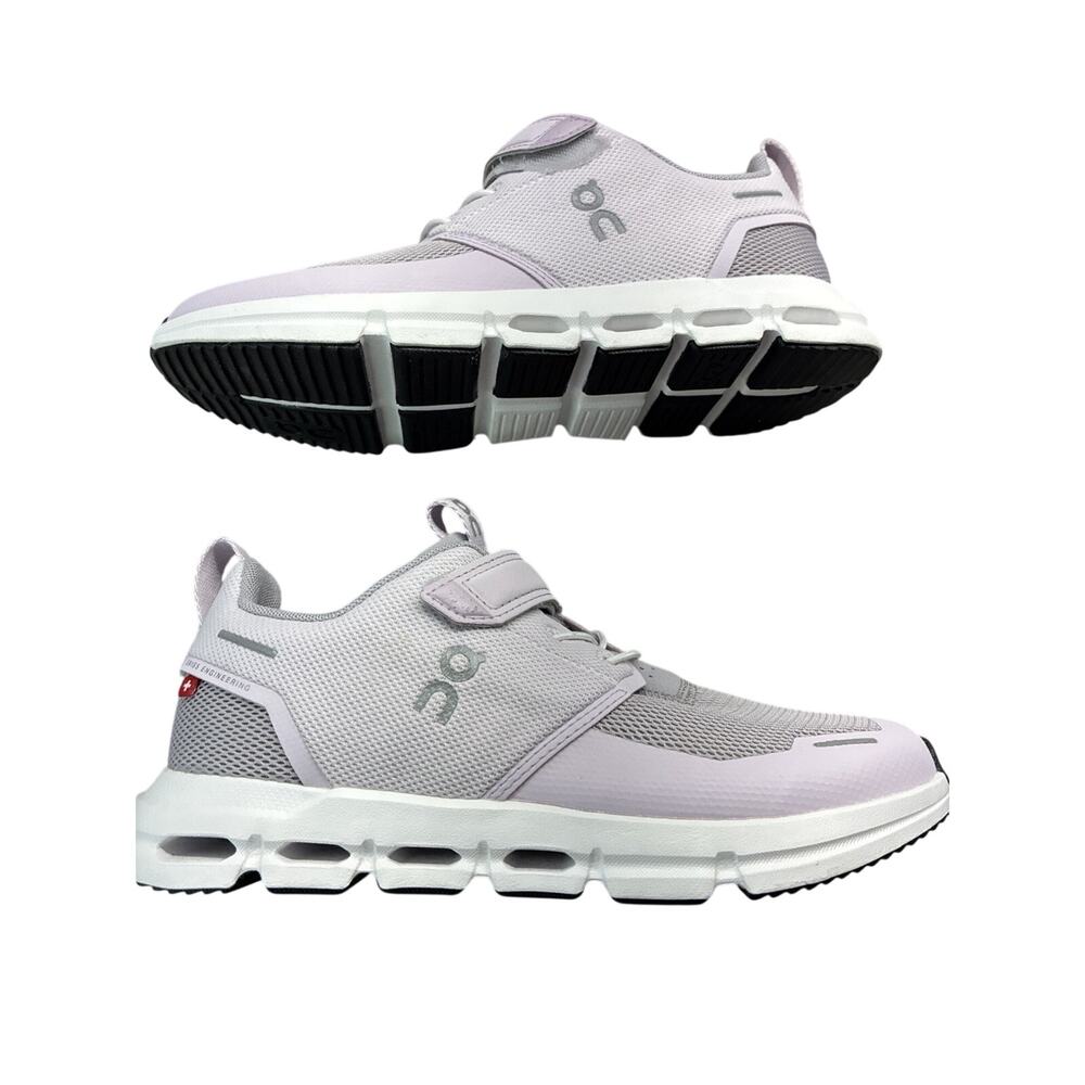 On Cloud Cloudswift Kids size 3 Light purple white loop running shoe 3KD11433039